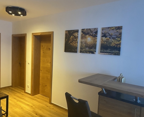 Hofblick Eingang Schlafzimmer